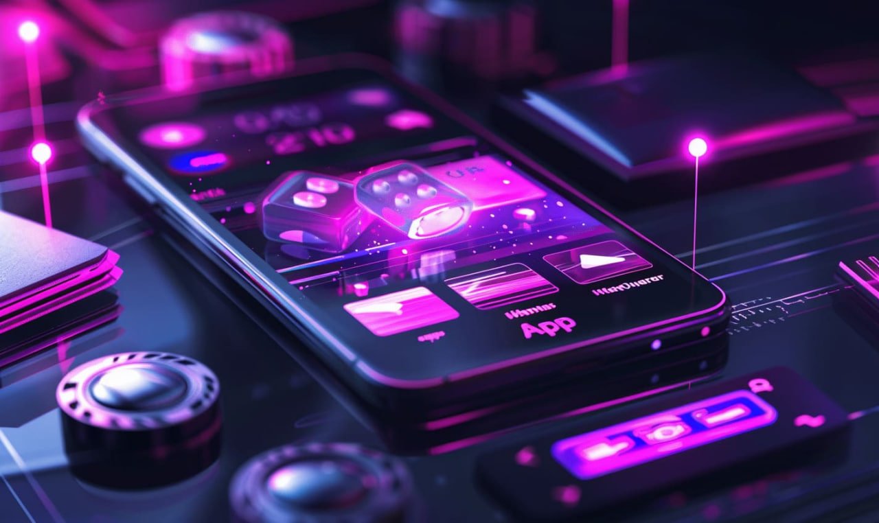 jdplus slot game reels spinning on a mobile phone screen